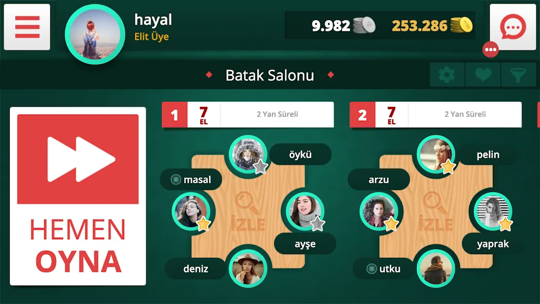 Скачать взлом Batak Online на Андроид — Онлайн-режим без ограничений — скриншот 3 Скачать взлом Batak Online на Андроид — Онлайн-режим без ограничений — скриншот 3