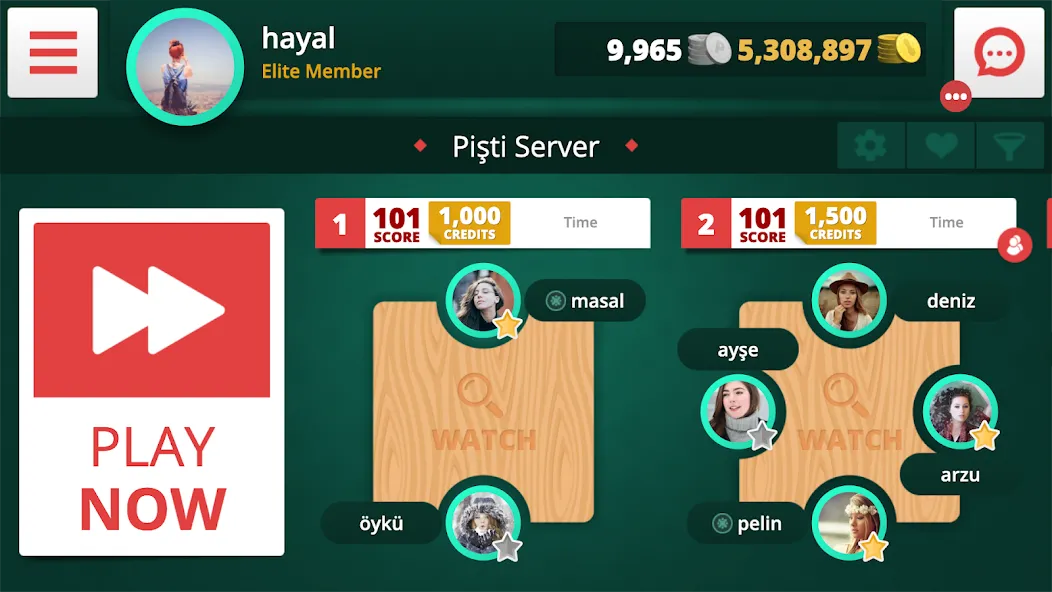 Скачать Pisti Online — Онлайн карточная игра без рекламы — скриншот 4