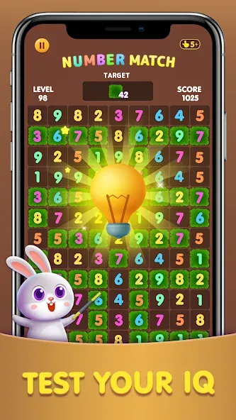 Скачать Number Match: Ten Crush Puzzle на телефон — Безлимитные подсказки и отмены ходов — скриншот 3