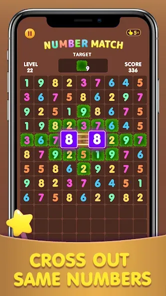 Скачать Number Match: Ten Crush Puzzle на телефон — Безлимитные подсказки и отмены ходов — скриншот 5