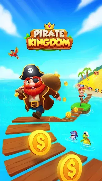 Взлом Coin Rush - Pirate GO! — Безлимитные монеты и бонусы — скриншот 1