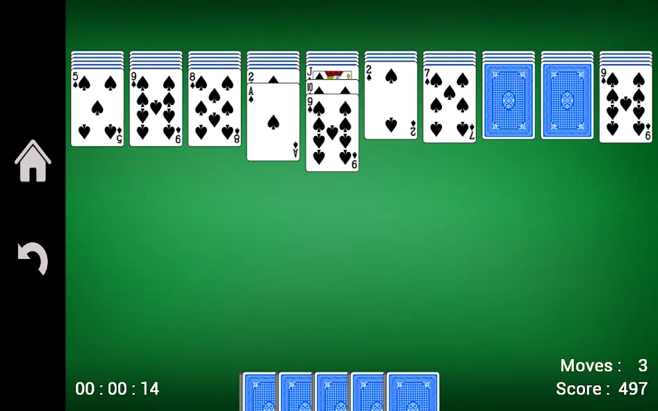 Скачать Spider Solitaire на Андроид — Безлимитные подсказки и отмена ходов — скриншот 3 Скачать Spider Solitaire на Андроид — Безлимитные подсказки и отмена ходов — скриншот 3