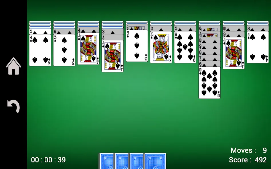 Скачать Spider Solitaire на Андроид — Безлимитные подсказки и отмена ходов — скриншот 4 Скачать Spider Solitaire на Андроид — Безлимитные подсказки и отмена ходов — скриншот 4