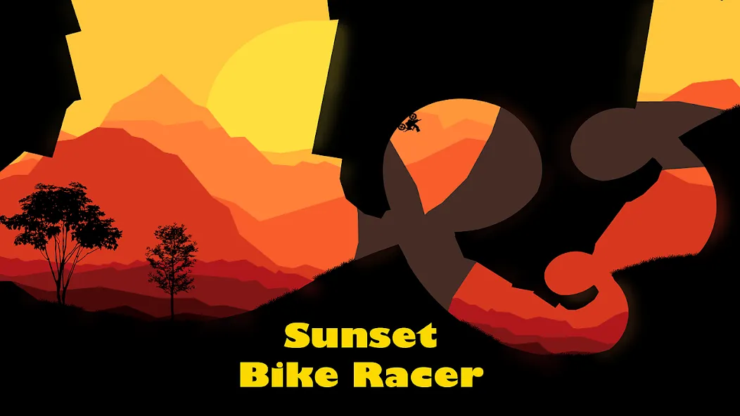 Скачать взлом Sunset Bike Racer - Motocross на Андроид — Безлимитные деньги и все мотоциклы — скриншот 1