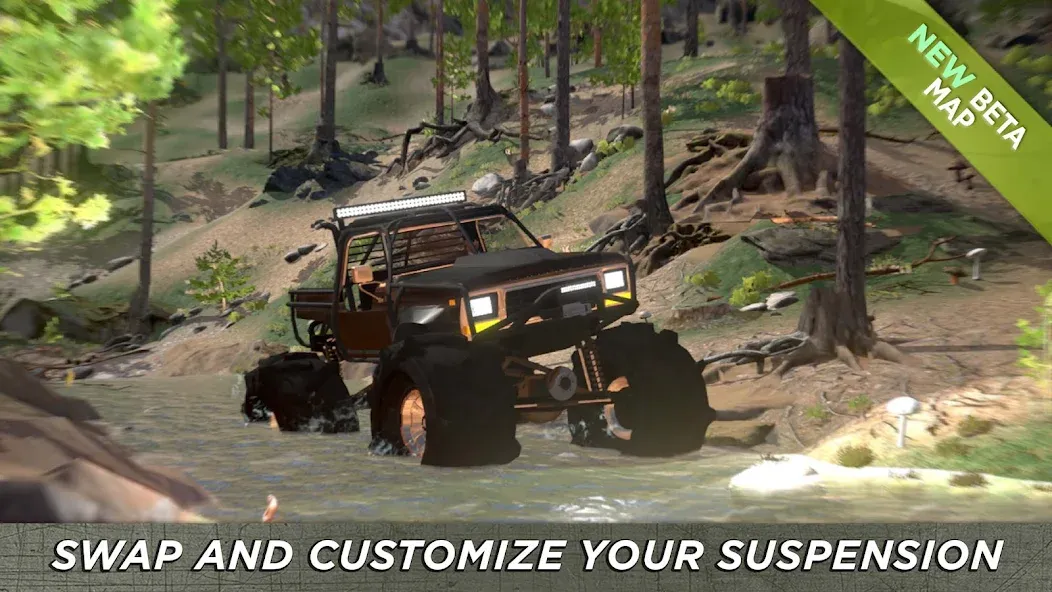 Скачать 4x4 Mania: SUV Racing MOD APK — Безлимитные деньги и топливо — скриншот 2