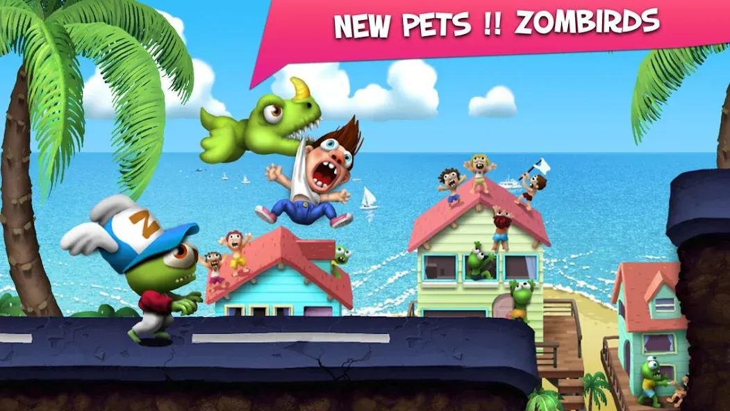 Zombie Tsunami — Взломанная версия (Много монет и бессмертие) — скриншот 1 Zombie Tsunami — Взломанная версия (Много монет и бессмертие) — скриншот 1