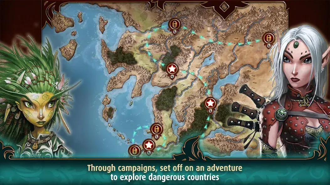 Скачать Pathfinder Adventures на Android — Безлимитные ресурсы и открытые карты — скриншот 3
