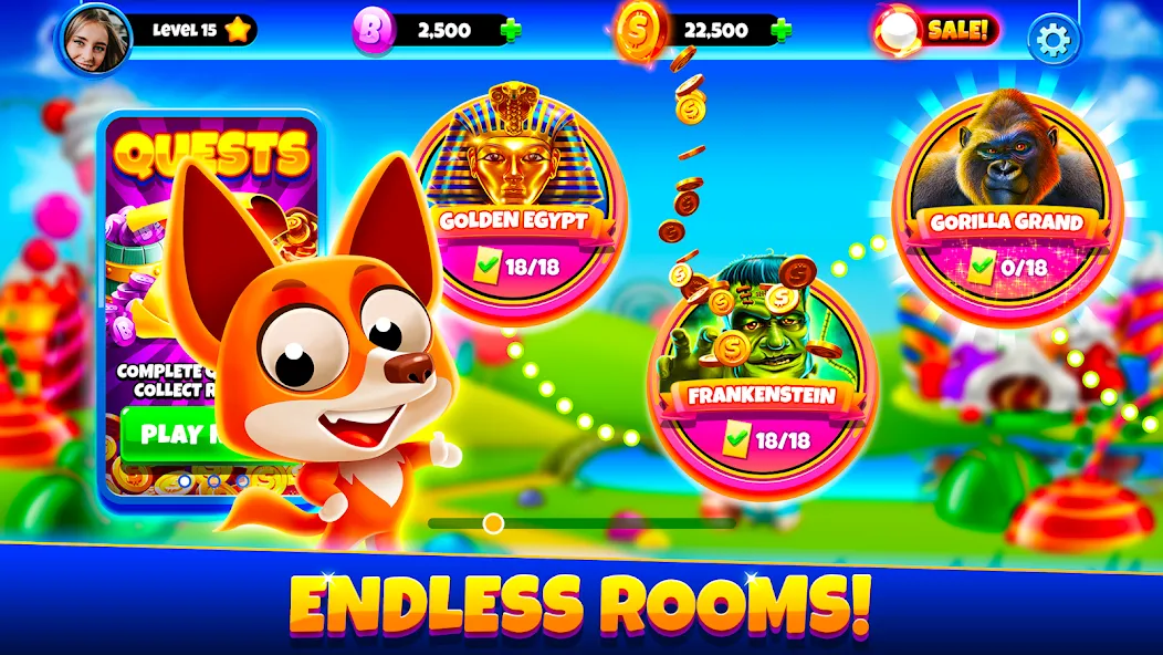 Взломанная Xtreme Bingo! Slots Bingo Game на Андроид — Безлимитные монеты и бонусы — скриншот 5