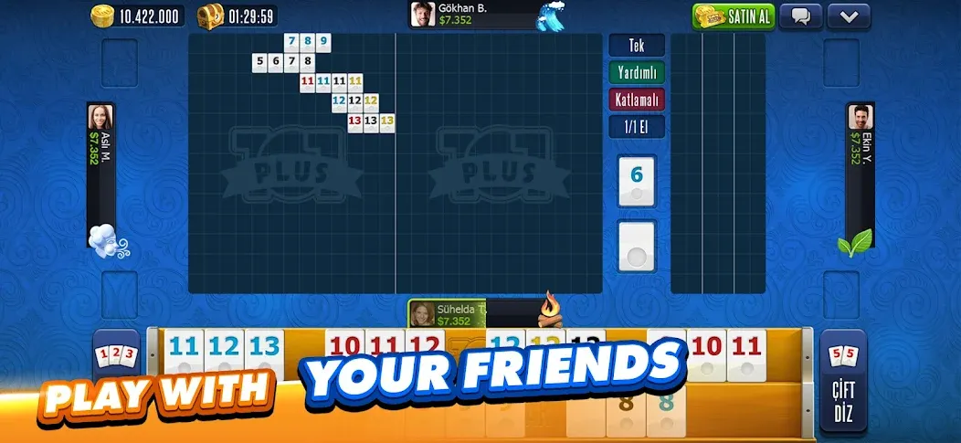 101 Okey Plus Rummy Board Game — Безлимитные монеты и разблокированы функции — скриншот 4 101 Okey Plus Rummy Board Game — Безлимитные монеты и разблокированы функции — скриншот 4