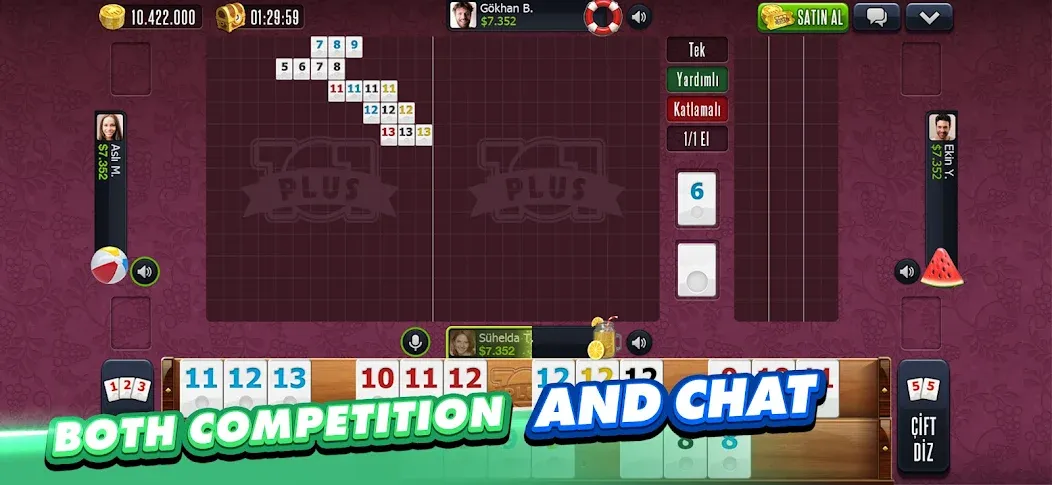 101 Okey Plus Rummy Board Game — Безлимитные монеты и разблокированы функции — скриншот 5 101 Okey Plus Rummy Board Game — Безлимитные монеты и разблокированы функции — скриншот 5