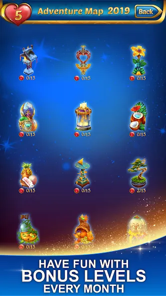 Скачать Lost Jewels - Match 3 Puzzle — Последняя версия (Безлимитные жизни и монеты) — скриншот 1