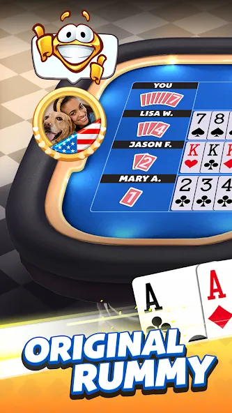 Скачать Rummy Plus -Original Card Game на телефон — Безлимитные монеты и подсказки — скриншот 1