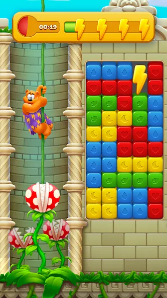 Скачать Toon Blast на Android — Безлимитные жизни и усиленные бонусы — скриншот 1