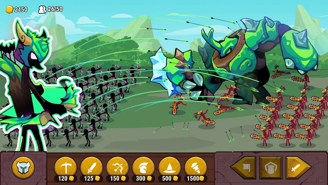 Stick of Thrones на Андроид — Мод Безлимитные монеты и разблокированы уровни — скриншот 1