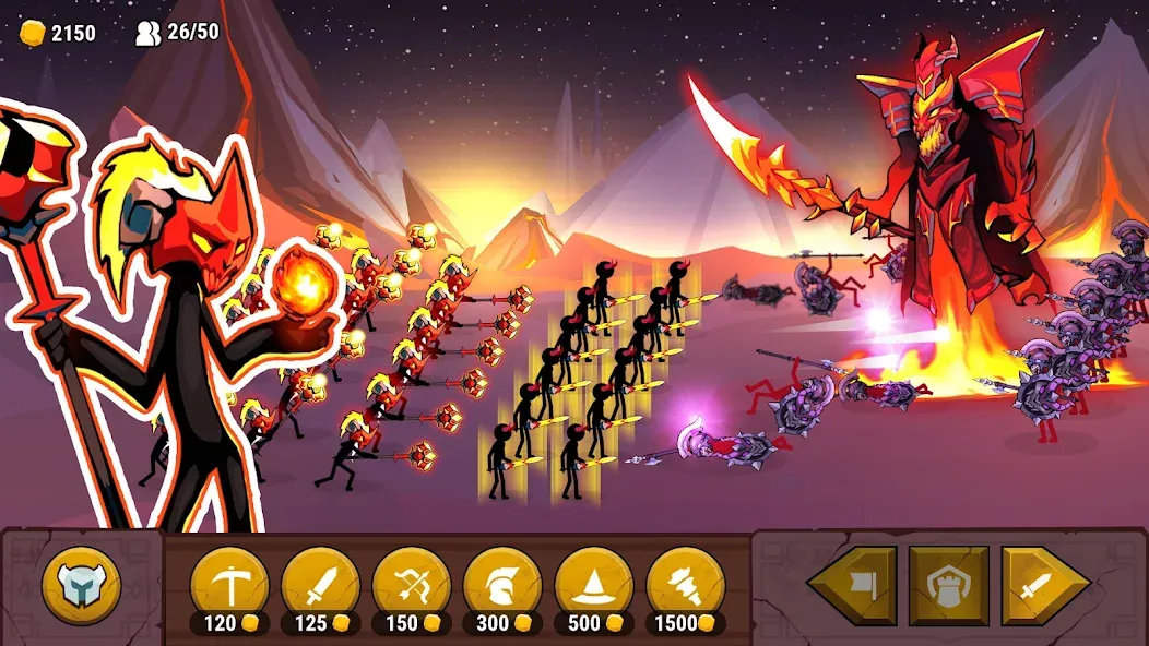 Stick of Thrones на Андроид — Мод Безлимитные монеты и разблокированы уровни — скриншот 2