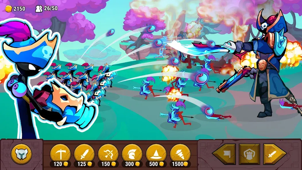 Stick of Thrones на Андроид — Мод Безлимитные монеты и разблокированы уровни — скриншот 3