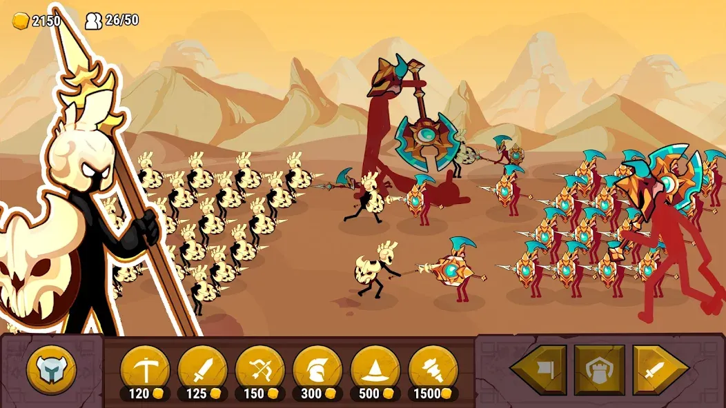 Stick of Thrones на Андроид — Мод Безлимитные монеты и разблокированы уровни — скриншот 4