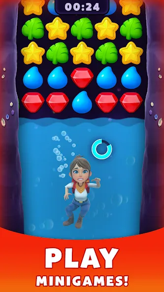 Скачать Treasure Party: Puzzle Fun! на Андроид — Безлимитные подсказки и монеты — скриншот 1