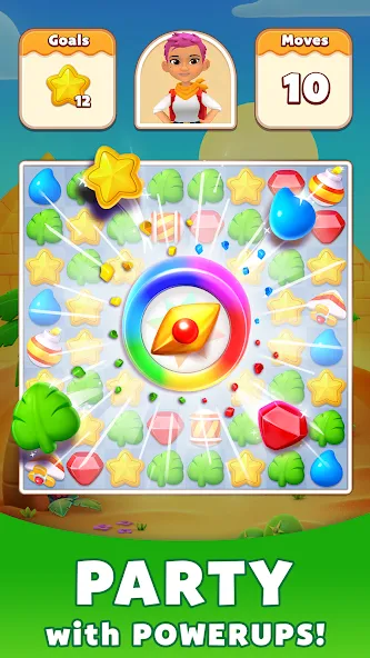 Скачать Treasure Party: Puzzle Fun! на Андроид — Безлимитные подсказки и монеты — скриншот 4
