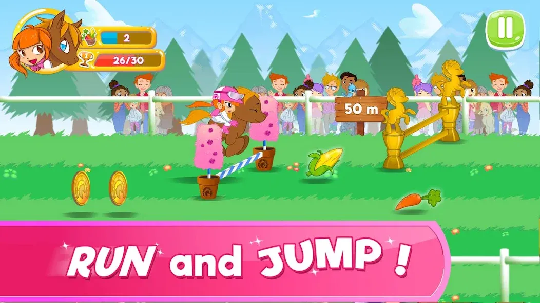 Pony Run : Magic Trails Mod APK Много монет и все уровни — Скачать на Андроид — скриншот 1