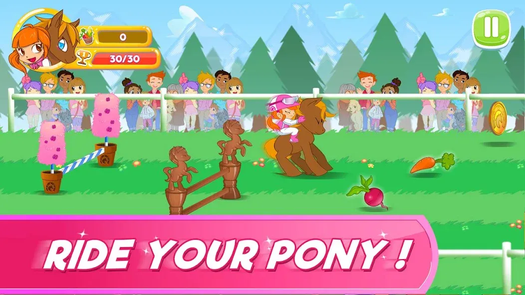Pony Run : Magic Trails Mod APK Много монет и все уровни — Скачать на Андроид — скриншот 2