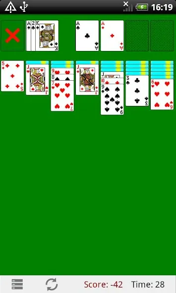 Скачать Classic Solitaire (Мод: Без рекламы и открыты все темы) на Андроид — скриншот 2