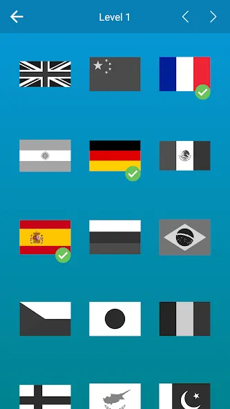 Flags of the World + Emblems: — Все флаги и эмблемы открыты — скриншот 2