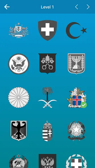 Flags of the World + Emblems: — Все флаги и эмблемы открыты — скриншот 4