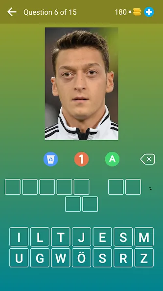 Guess the Soccer Player: Quiz на Андроид — Открыты все игроки и подсказки — скриншот 1