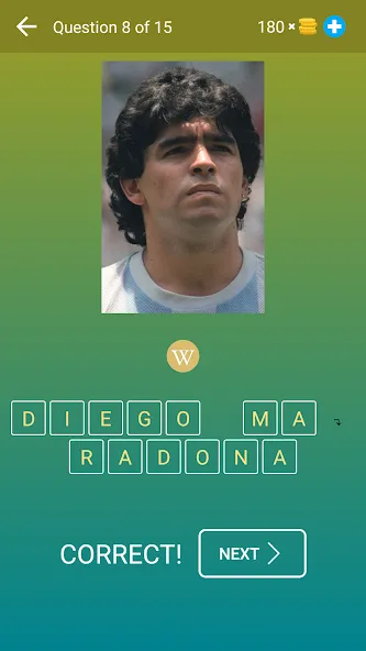 Guess the Soccer Player: Quiz на Андроид — Открыты все игроки и подсказки — скриншот 2