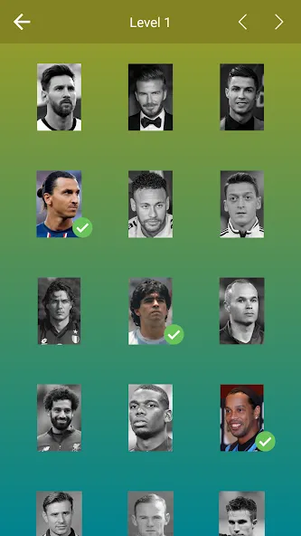 Guess the Soccer Player: Quiz на Андроид — Открыты все игроки и подсказки — скриншот 3