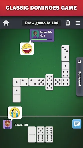 Dominoes online - play Domino! на Андроид — Мод Без рекламы и все режимы — скриншот 1