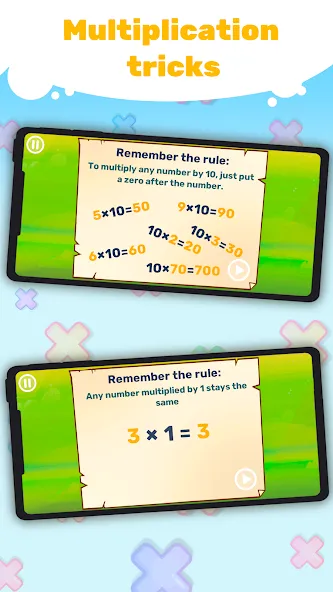 Multiplication Games For Kids. — Взломанная версия (Открыты все уровни и режимы) — скриншот 4 Multiplication Games For Kids. — Взломанная версия (Открыты все уровни и режимы) — скриншот 4