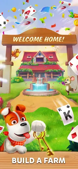 Solitaire Grand Harvest (Мод Безлимитные монеты и бонусы) — скриншот 2