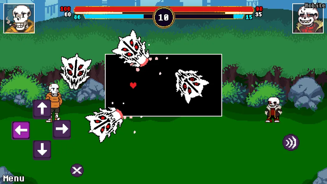 Скачать взлом Underverse Battles на Андроид — Безлимитные деньги и усиленные герои — скриншот 4