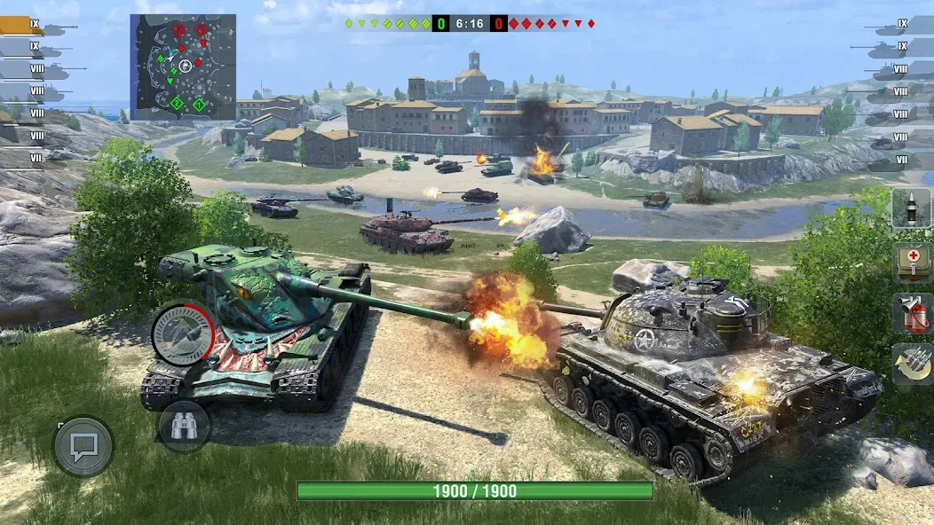 Скачать взлом World of Tanks Blitz на Андроид — Безлимитное золото и все танки — скриншот 2