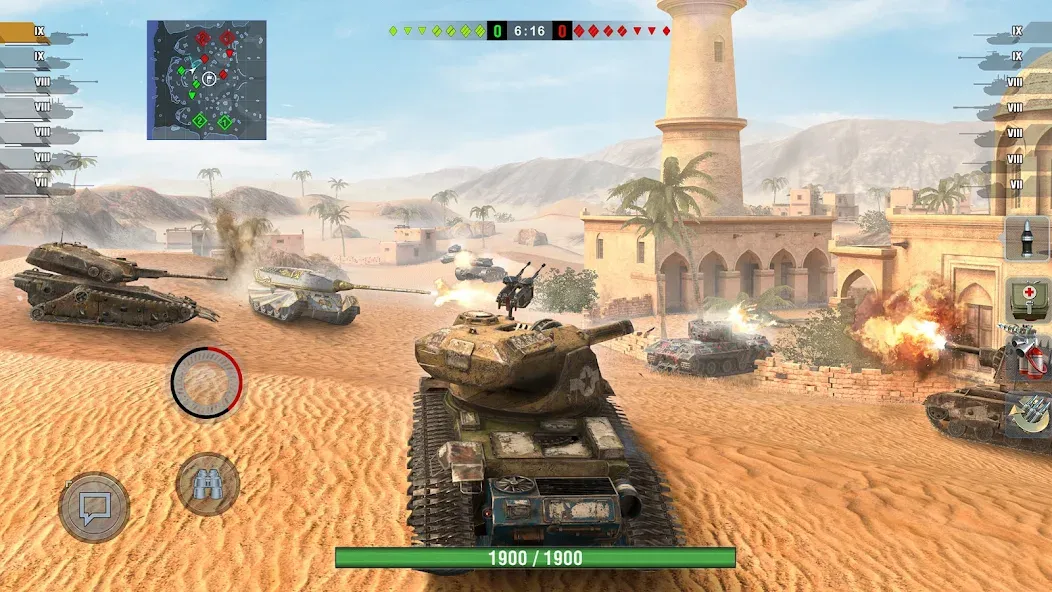 Скачать взлом World of Tanks Blitz на Андроид — Безлимитное золото и все танки — скриншот 3