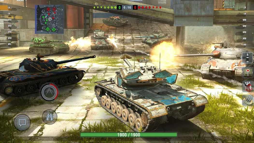 Скачать взлом World of Tanks Blitz на Андроид — Безлимитное золото и все танки — скриншот 5