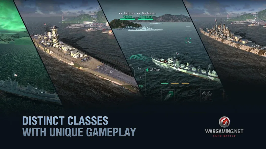 Взлом World of Warships Blitz War — Безлимитные деньги и открыты все корабли — скриншот 3