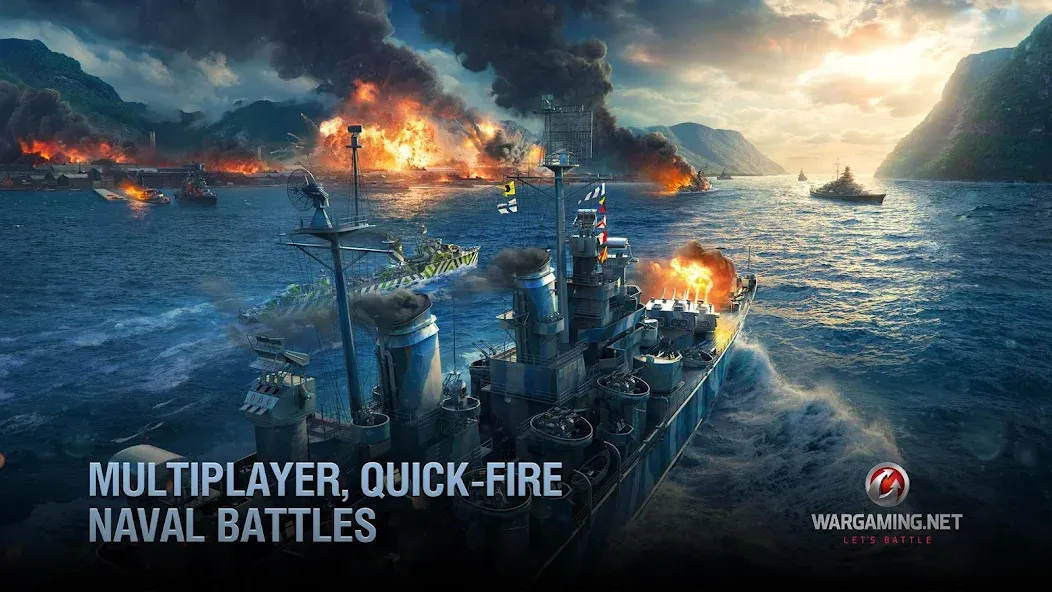 Взлом World of Warships Blitz War — Безлимитные деньги и открыты все корабли — скриншот 4