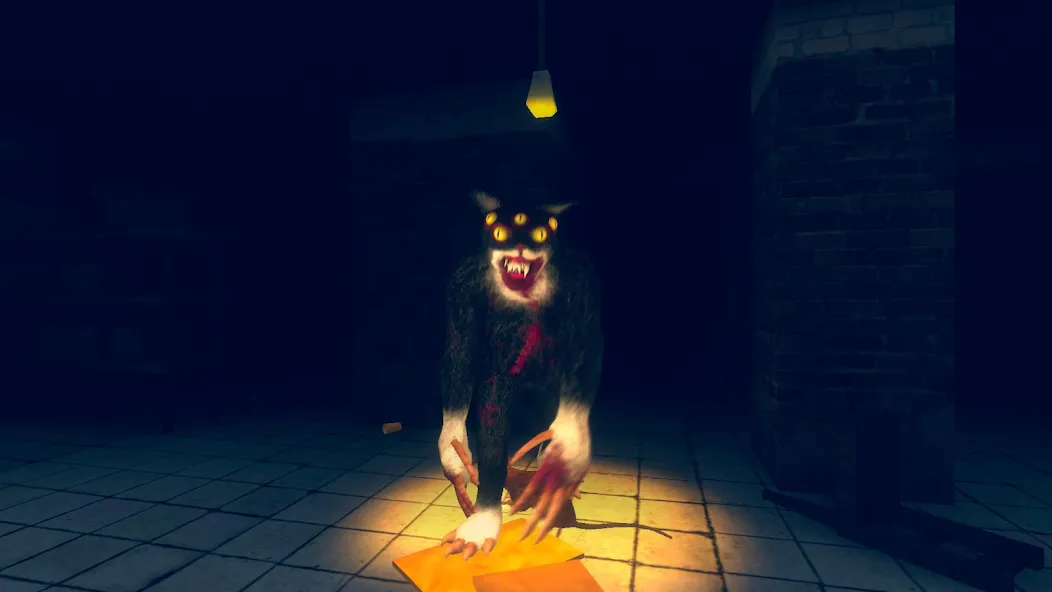 Скачать взлом Cat Fred Evil Pet. Horror game на Андроид — Безлимитные деньги и оружие — скриншот 2