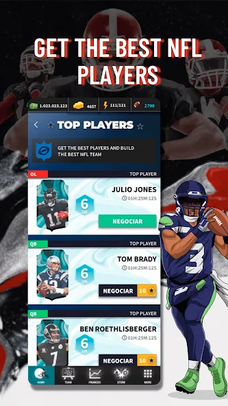 Скачать Fantasy Football Bowl Manager — Модификация Безлимитные деньги и ресурсы — скриншот 3