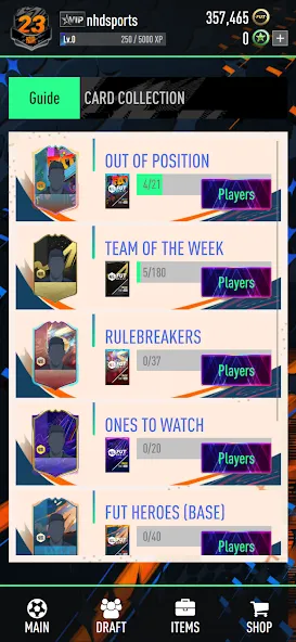 NHDFUT 23 Draft & Packs MOD APK на Android — Безлимитные монеты и паки — скриншот 4