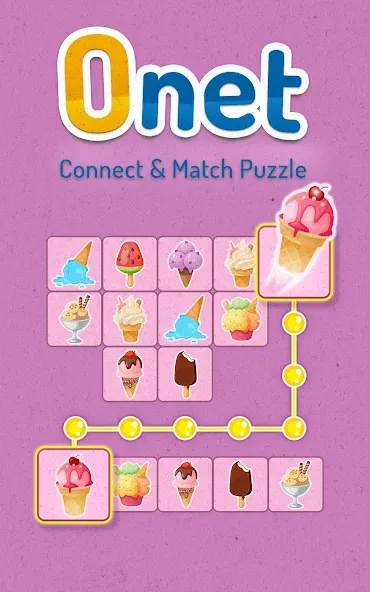 Onet - Connect & Match Puzzle MOD APK — Без рекламы и подсказки доступны — скриншот 5