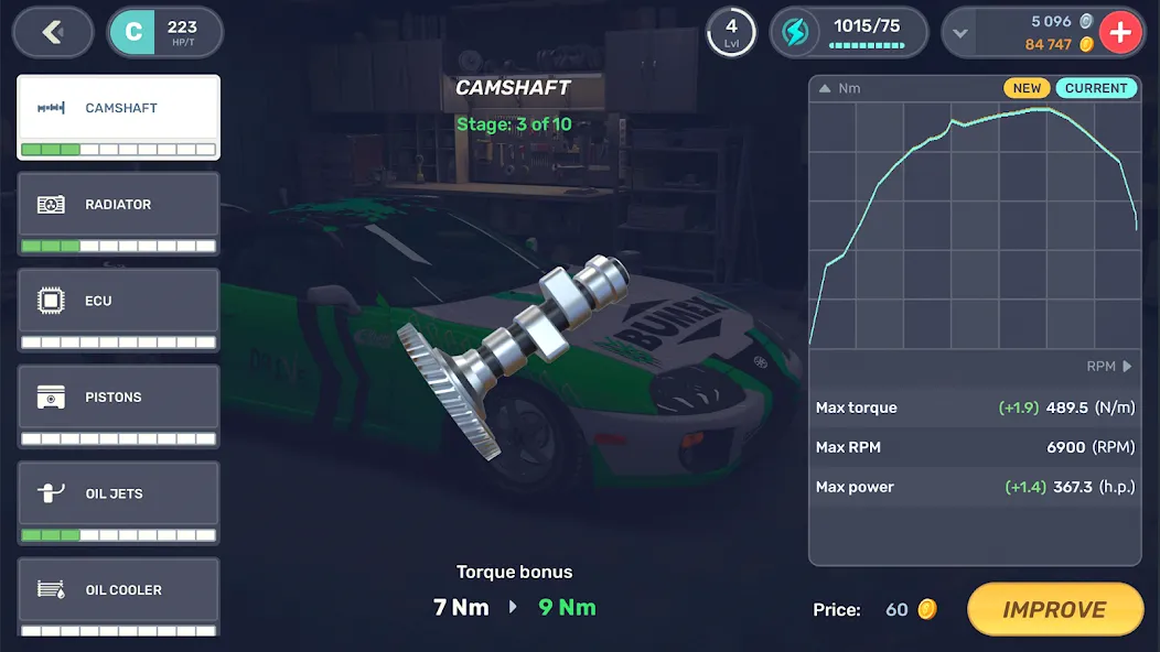 Drag Racing 3D: Streets 2 Mod APK Безлимитные деньги и машины открыты — Скачать на Андроид — скриншот 3