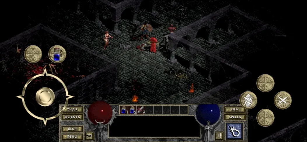DevilutionX - Diablo 1 port Mod APK Улучшенная версия diablo 1 — Скачать на Андроид — скриншот 2