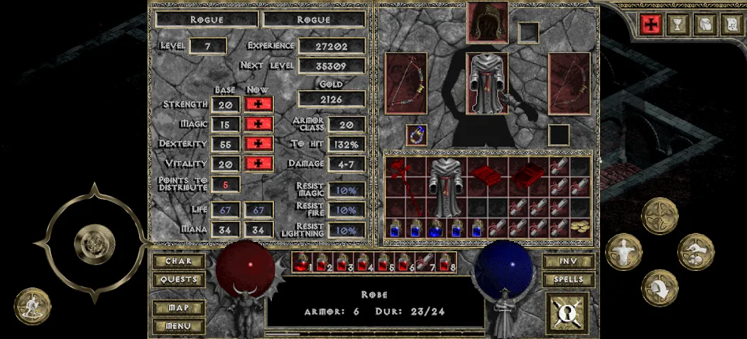 DevilutionX - Diablo 1 port Mod APK Улучшенная версия diablo 1 — Скачать на Андроид — скриншот 3