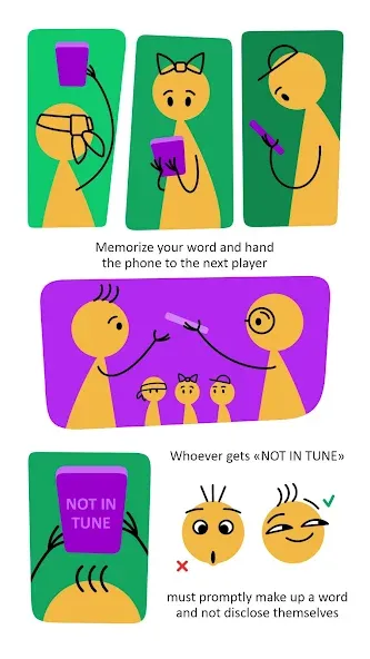 Взломанная In Tune: party game на Андроид — Открыты все музыкальные режимы — скриншот 2