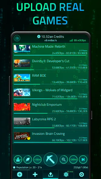 Взлом Upload Simulator — Безлимитные ресурсы и ускоренная загрузка — скриншот 1