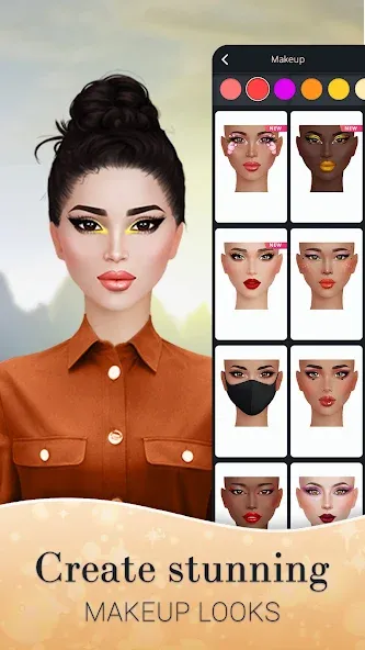 Fashion Nation: Style & Fame на Андроид — Мод Безлимитные деньги и все наряды — скриншот 2